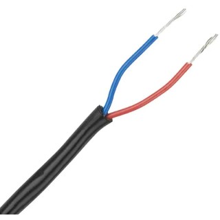 RS PRO Data Cable 2 Pairs 2 Cores 0.22 mm² 25 m Black Polyvinyl Chloride Sheath 440V 202-4857