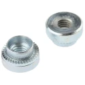 Hank Passivated Zinc Plated Steel M5 Rivet Bush 7.95 mm Fixing Hole, 11.1 mm Outside Diameter, 3.8 mm Depth 505-246