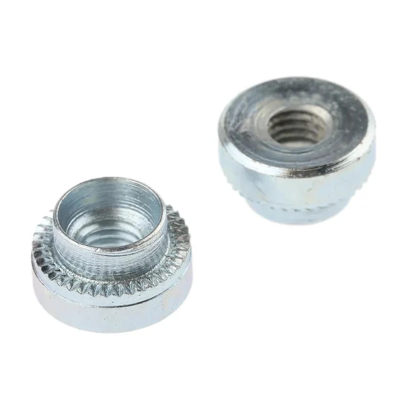 Hank Passivated Zinc Plated Steel M5 Rivet Bush 7.95 mm Fixing Hole, 11.1 mm Outside Diameter, 3.8 mm Depth 505-246