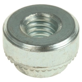 Hank Passivated Zinc Plated M6 Steel Rivet Bush 12.7 mm Diameter 9.5 mm x 5.1 mm 505-252