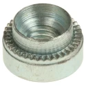 Hank Passivated Zinc Plated M6 Steel Rivet Bush 12.7 mm Diameter 9.5 mm x 5.1 mm 505-252