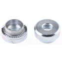 Hank Passivated Zinc Plated M5 Steel Rivet Bush 7.95 mm Fixing Hole Diameter 11.1 mm Outside Diameter 3.8 mm Depth 505-296