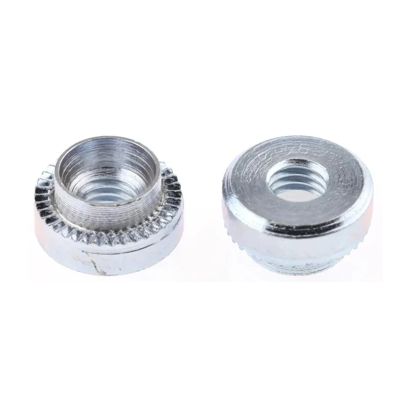 Hank Passivated Zinc Plated M5 Steel Rivet Bush 7.95 mm Fixing Hole Diameter 11.1 mm Outside Diameter 3.8 mm Depth 505-296