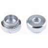 Hank Passivated Zinc Plated M5 Steel Rivet Bush 7.95 mm Fixing Hole Diameter 11.1 mm Outside Diameter 3.8 mm Depth 505-296