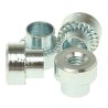 Hank Passivated Zinc Plated Metric Steel Rivet Bush 5 mm Diameter 3.5 mm x 2.2 mm 505-268