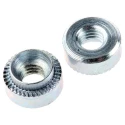 Hank Passivated Zinc Plated Steel Rivet Bush M6 Thread, 12.7 mm Outside Diameter, 9.5 mm Fixing Hole Diameter, 5.1 505-303