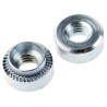 Hank Passivated Zinc Plated Steel Rivet Bush M6 Thread, 12.7 mm Outside Diameter, 9.5 mm Fixing Hole Diameter, 5.1 505-303