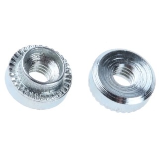 Hank Passivated Zinc Plated M4 Steel Rivet Bush 9.5 mm Diameter 6.75 mm x 3.2 mm 505-331