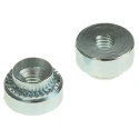 Hank Passivated Zinc Plated Metric Steel Rivet Bush 7.9 mm Diameter 5.5 mm Fixing Hole 3.2 mm Depth 505-375