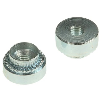Hank Passivated Zinc Plated Metric Steel Rivet Bush 7.9 mm Diameter 5.5 mm Fixing Hole 3.2 mm Depth 505-375