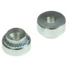 Hank Passivated Zinc Plated Metric Steel Rivet Bush 7.9 mm Diameter 5.5 mm Fixing Hole 3.2 mm Depth 505-375