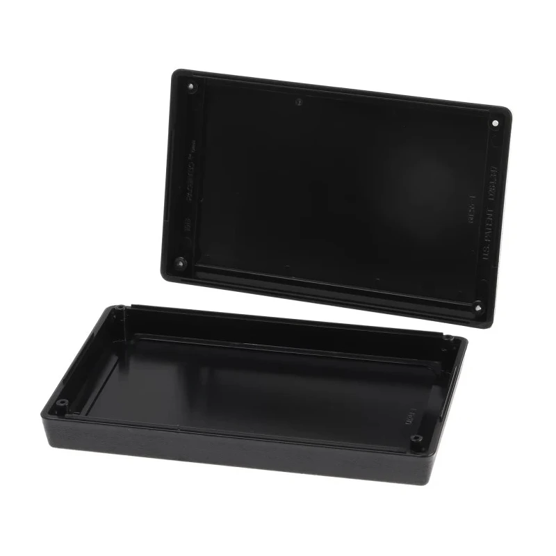 RS PRO Black ABS Handheld Enclosure with Integral Battery Compartment, IP40, 146.1 mm x 91.4 mm x 28.9 mm IP40