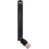 Linx Whip WiFi Antenna with SMA RP Connector, Dual Band 2.45-5.5GHz, Gain 4.6dBi, Omni-Directional, External ANT-DB1-RAF-RPS