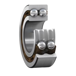 SKF Double Row Deep Groove Ball Bearing 35 mm ID, 72 mm OD, 23 mm Width, Steel Balls, Non-Metallic Cage, Open End 4207 ATN9