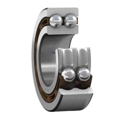 SKF Double Row Deep Groove Ball Bearing 35 mm ID, 72 mm OD, 23 mm Width, Steel Balls, Non-Metallic Cage, Open End 4207 ATN9
