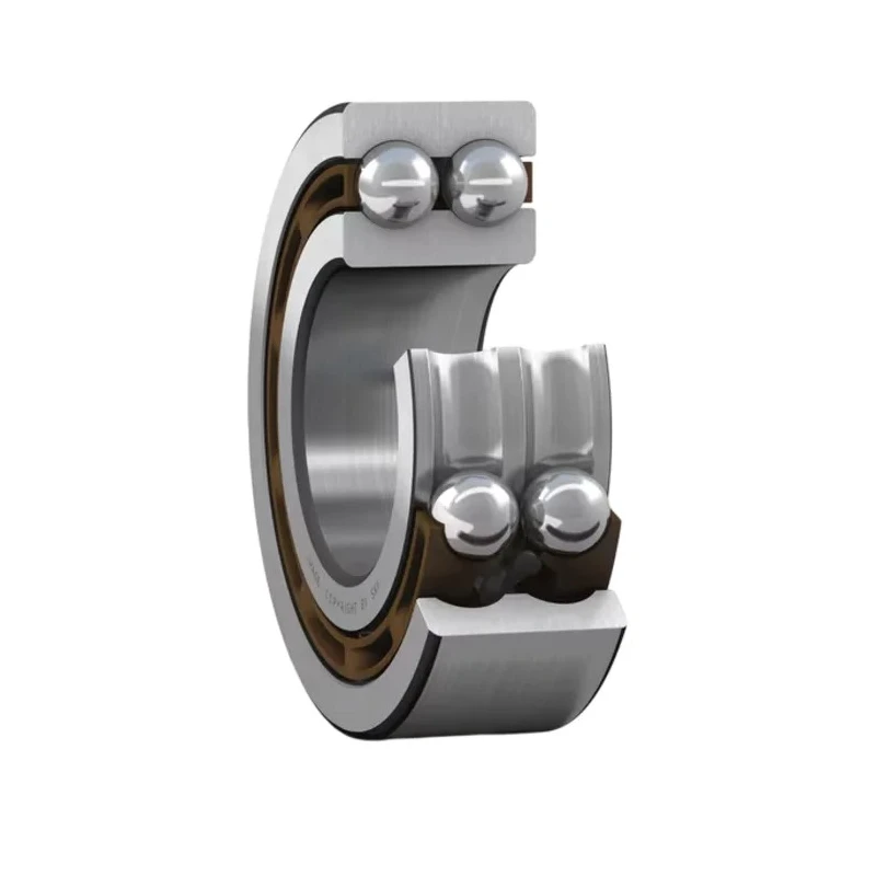 SKF Double Row Deep Groove Ball Bearing 35 mm ID, 72 mm OD, 23 mm Width, Steel Balls, Non-Metallic Cage, Open End 4207 ATN9