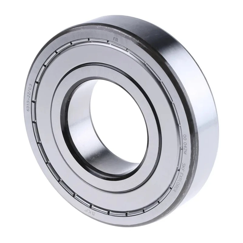 SKF Single Row Deep Groove Ball Bearing 65 mm ID, 140 mm OD, 33 mm Width, Shielded, Internal Clearance C3 6313-2Z/C3
