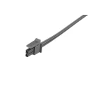 Molex Wire to Board Cable 2 Way Female Micro-Fit 3.0 to 2 Way Male Unterminated Nylon Jacket Black, 300 mm 2147561022