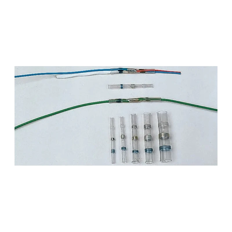 TE Connectivity Transparent Polyolefin Solder Sleeve Terminator 42mm Length 1.8mm to 4.5mm Cable Diameter CWT-3805W1