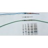 TE Connectivity Transparent Polyolefin Solder Sleeve Terminator 42mm Length 1.8mm to 4.5mm Cable Diameter CWT-3805W1