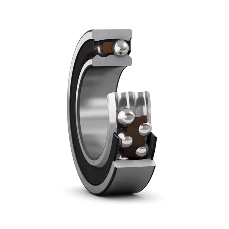 SKF Self-Aligning Double Row Ball Bearing 35 mm ID 80 mm OD 31 mm Width Sealed Non-Metallic Cage 2307 E-2RS1TN9