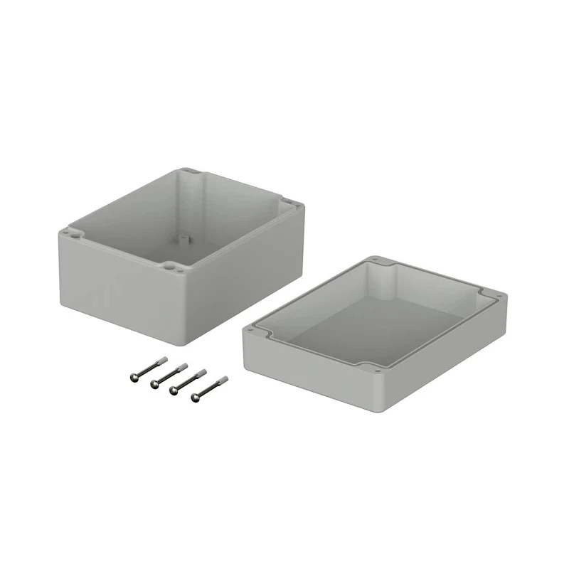 Bopla Flanged Euromas Series Grey Grey Lid ABS Enclosure IP66 90 mm x 160 mm x 120 mm 03238000
