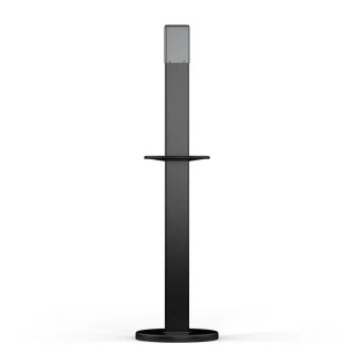 Tork Hand Sanitiser Station Black Aluminium Floor Mount 459mm Width 1.677m Height 195mm Depth 511055