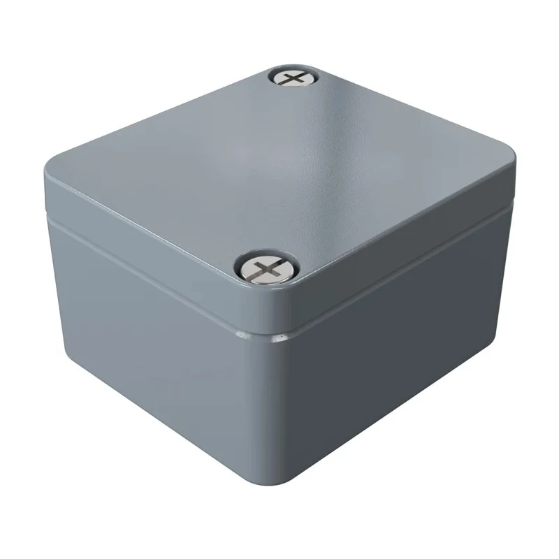 Rose Aluminium Standard Series Grey Grey Lid Die Cast Aluminium Enclosure IP66 IK09 50 mm x 45 mm x 50 mm 01050503
