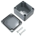 Rose Aluminium Standard Series Grey Grey Lid Die Cast Aluminium Enclosure IP66 IK09 50 mm x 45 mm x 50 mm 01050503