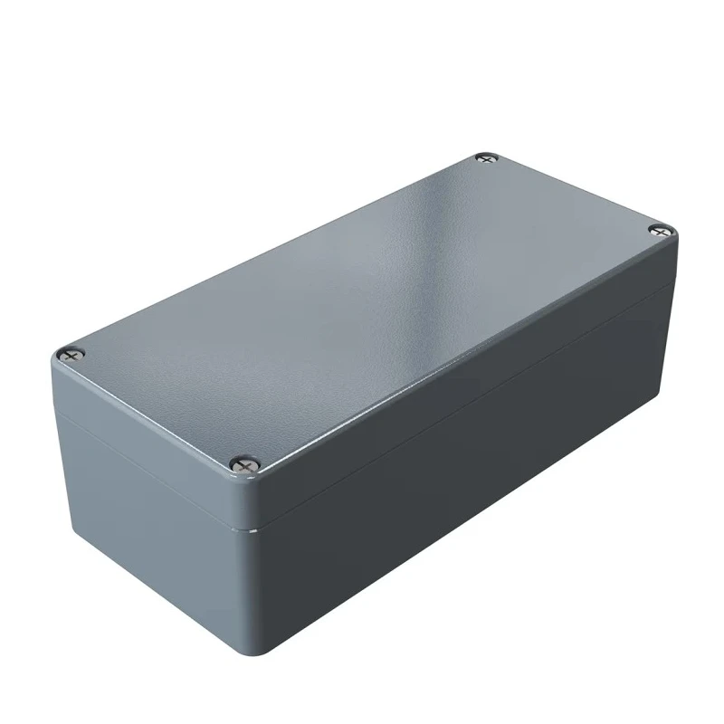 Rose Aluminium Standard Series Grey Grey Lid Die Cast Aluminium Enclosure IP66 IK09 122 mm x 122 mm x 120 mm 01121208