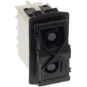 APEM Illuminated Double Pole Single Throw Rocker Switch Panel On-On On-(On) Nylon Housing 36.8 x 21.08 mm KR45CAKKKG