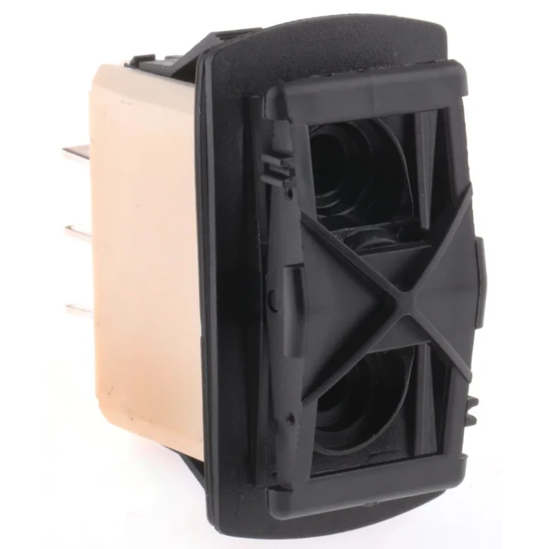 APEM DPDT On-Off-On (On)-Off-(On) Rocker Switch Panel Nylon Housing IP68 KR47CAKXXG