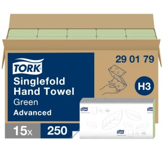 Tork Easy Handling Paper Towel Green 2 Ply 115 x 250 mm 250 Sheets 290179