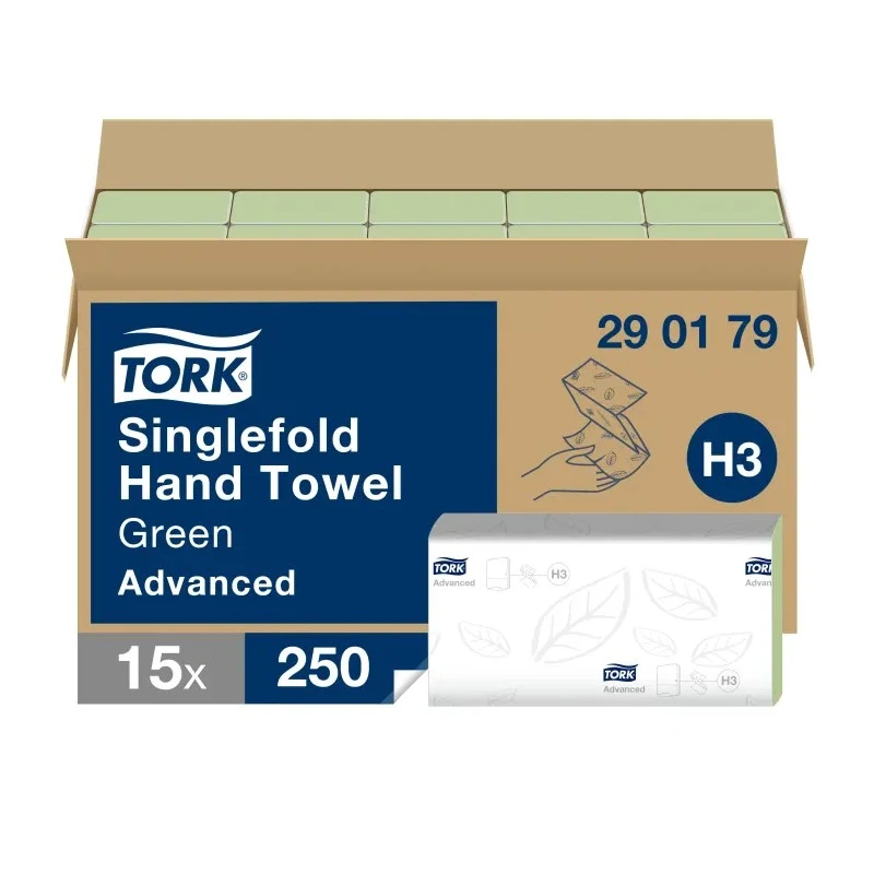 Tork Easy Handling Paper Towel Green 2 Ply 115 x 250 mm 250 Sheets 290179