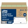 Tork Easy Handling Paper Towel Green 2 Ply 115 x 250 mm 250 Sheets 290179