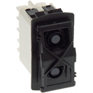 APEM Illuminated DPDT On-Off-On Panel Mount Rocker Switch KR49CAKFFG