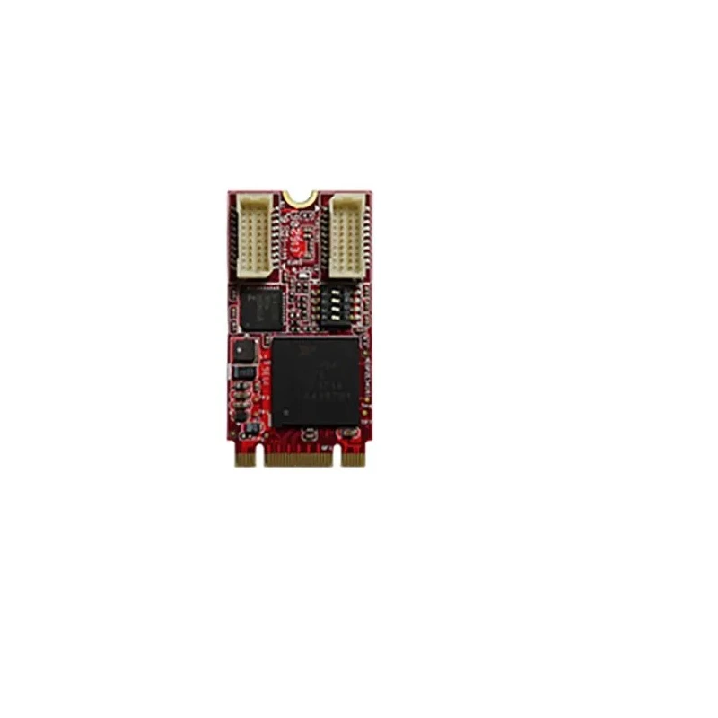 InnoDisk Networking Module PCIe M.2 to Four RS-232/422/485 Device Server 3.3V, 0.58W Power EGP2-X401-W1