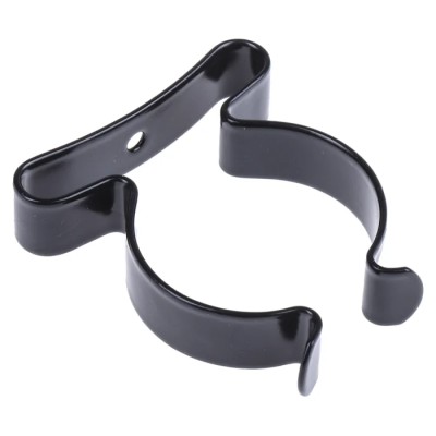 RS PRO Nylon Coated Stainless Steel Spring Clip 31.75 mm Clip to Suit Diameter, 11.11 mm Overall Height, 3.6 mm 507-769