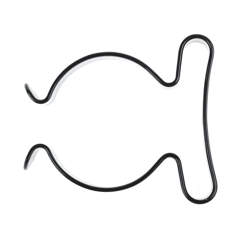 RS PRO Nylon Coated Stainless Steel Spring Clip 31.75 mm Clip to Suit Diameter, 11.11 mm Overall Height, 3.6 mm 507-769