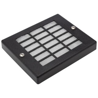 ebm-papst PMFA Series Matt Black Steel Frame Fan Filter for 80 mm Fans 125 mm x 105 mm x 17.5 mm PMFA80