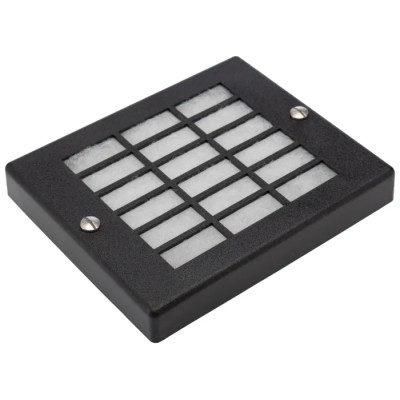 ebm-papst PMFA Series Matt Black Steel Frame Fan Filter for 80 mm Fans 125 mm x 105 mm x 17.5 mm PMFA80