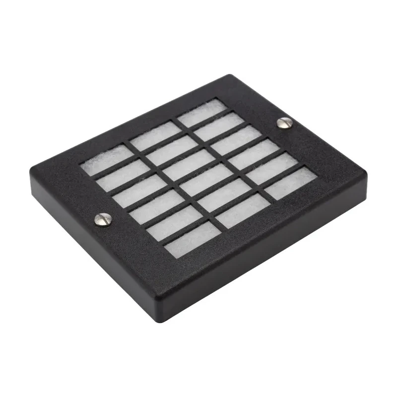 ebm-papst PMFA Series Matt Black Steel Frame Fan Filter for 80 mm Fans 125 mm x 105 mm x 17.5 mm PMFA80