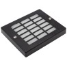 ebm-papst PMFA Series Matt Black Steel Frame Fan Filter for 80 mm Fans 125 mm x 105 mm x 17.5 mm PMFA80