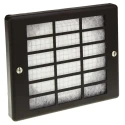 ebm-papst PMFA Series Matt Black Steel Frame Fan Filter for 120 mm Fans 162x136x18.5 mm PMFA120