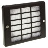 ebm-papst PMFA Series Matt Black Steel Frame Fan Filter for 120 mm Fans 162x136x18.5 mm PMFA120