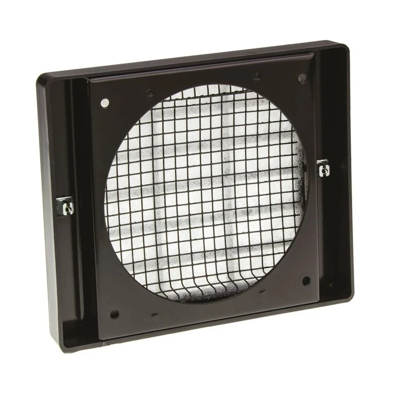 ebm-papst PMFA Series Matt Black Steel Frame Fan Filter for 120 mm Fans 162x136x18.5 mm PMFA120