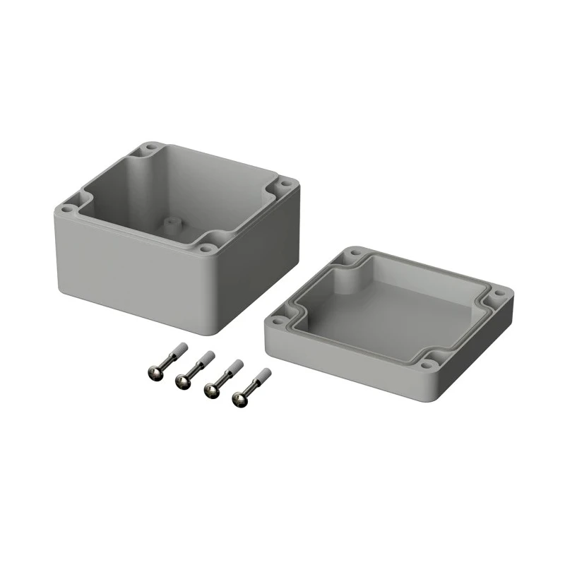 Bopla Euromas Series Flanged Grey Lid ABS General Purpose Enclosure IP66 55 mm x 82 mm x 80 mm 03210000