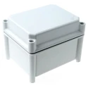 RS PRO Polyester Enclosure IP67 IK10 Grey Lid 130 mm x 150 mm x 185 mm 508-015