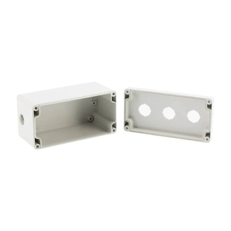 Bopla Light Grey Plastic Euromas Push Button Enclosure 3 Hole 22 mm Diameter 03231000.B27