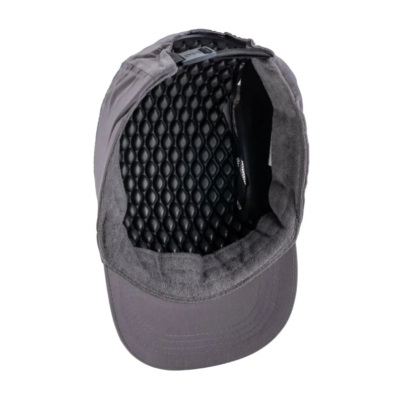 3M Grey Short Bump Cap ABS Safety Helmet with Adjustable Strap, Machine Washable 7100206559